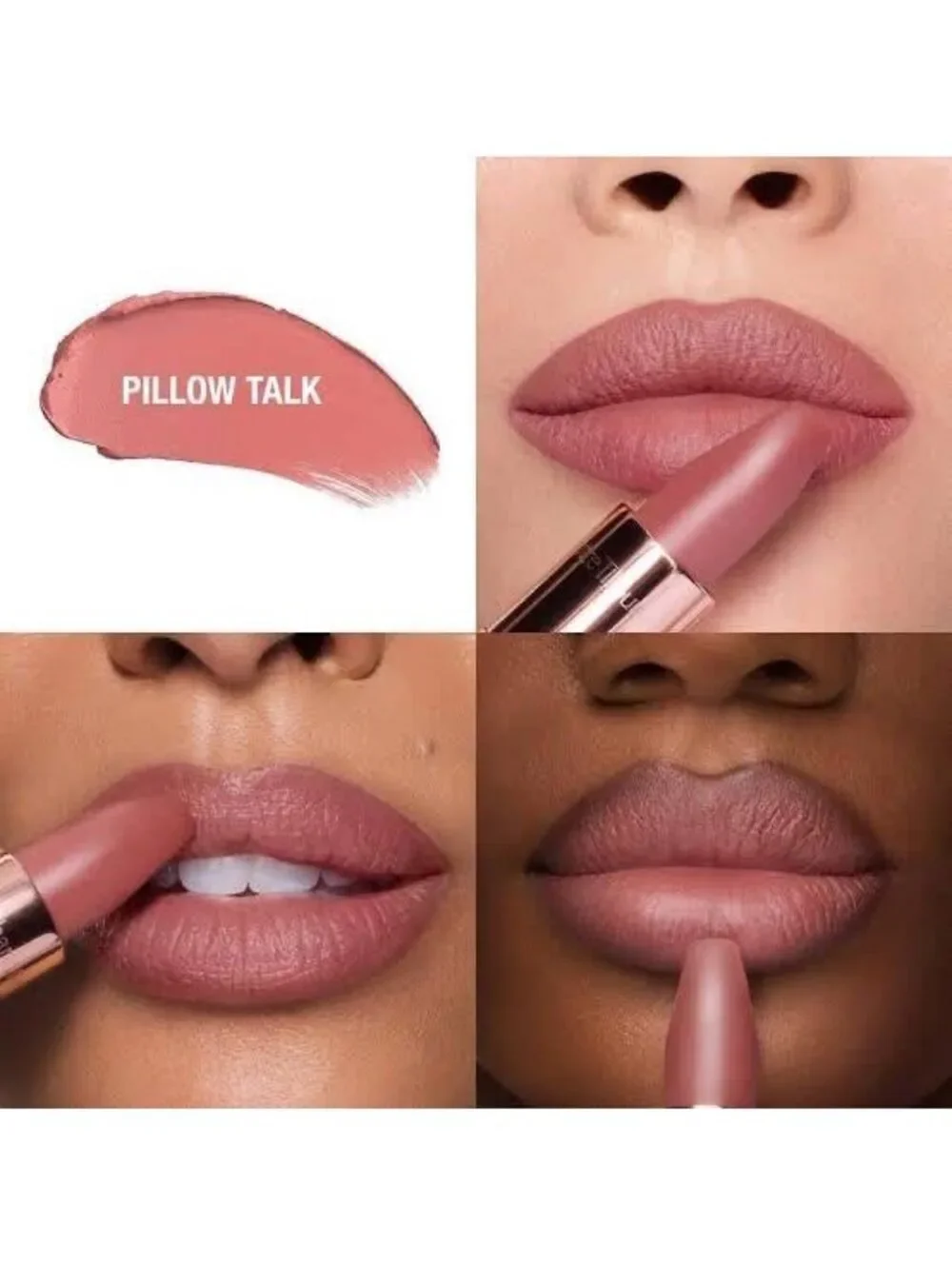 Charlotte Tilbury Matte Revolution Luminous Modern Matte Lipstick •Pillow Talk